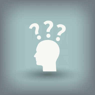 ekibimizi soru işareti ve adam