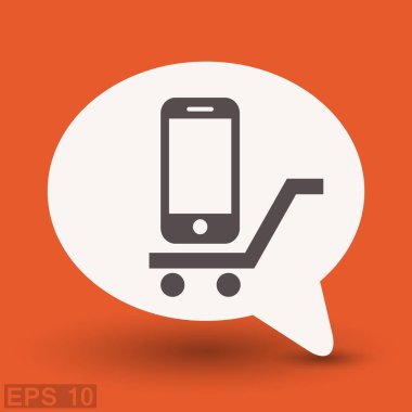 sepeti üstünde hareket eden telefon