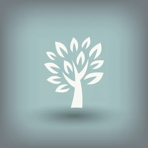 Pictogramme de l'arbre. illustration pour le design — Image vectorielle
