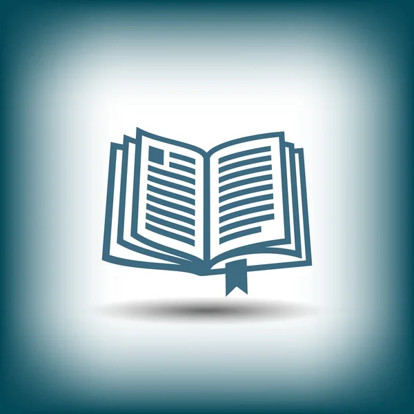 Ikona ikona knihy — Stockový vektor
