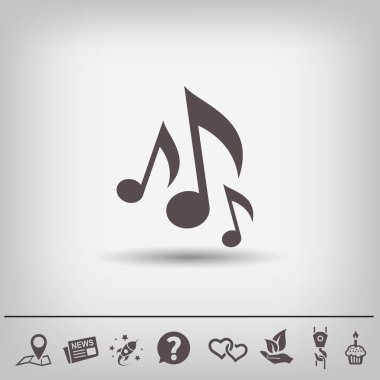 müzik notlar simgesi