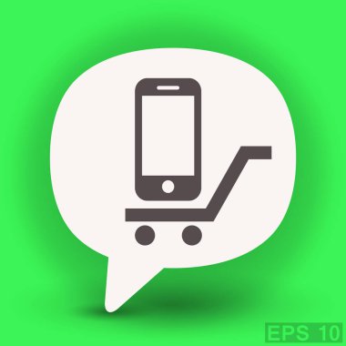 sepeti üstünde hareket eden telefon