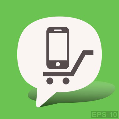 sepeti üstünde hareket eden telefon