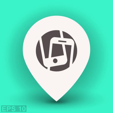 Cep Telefonu Simgesi. 