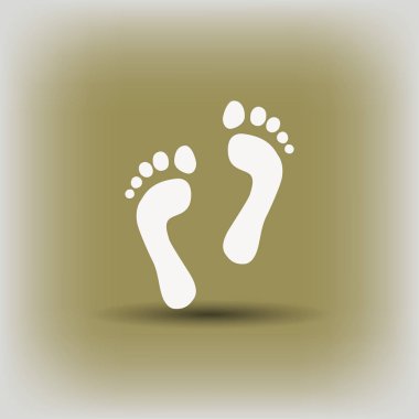 Ekibimizi ayak izleri kavramı simgesinin