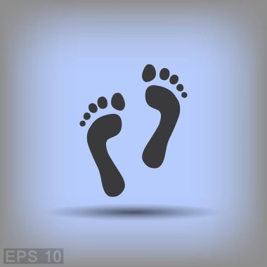 Ekibimizi ayak izleri kavramı simgesinin