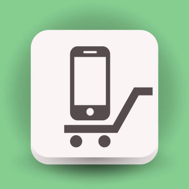 sepeti üstünde hareket eden telefon