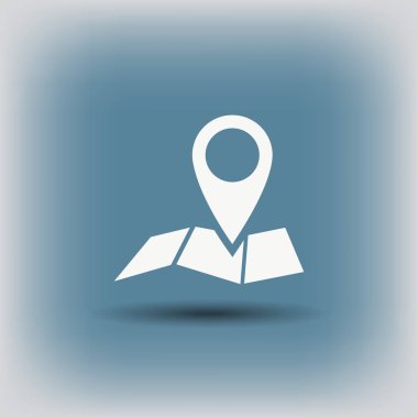 Harita simgesinde iğne