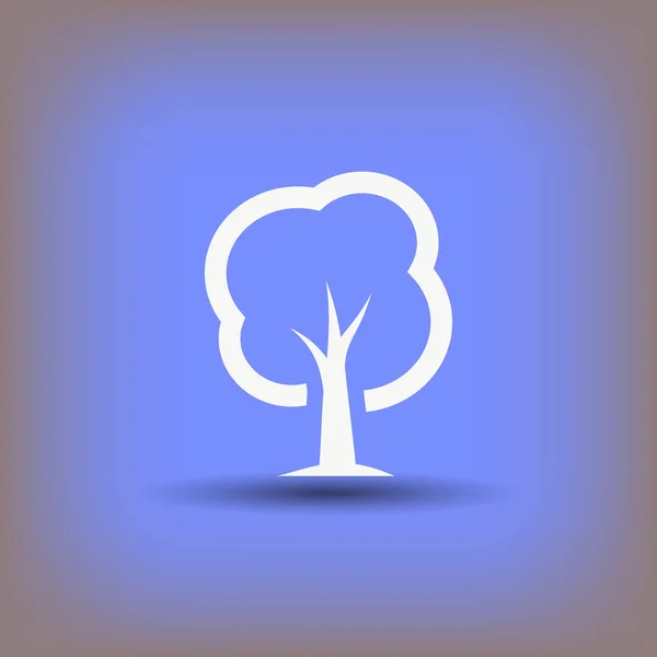 Pictografía de árbol. ilustración para el diseño — Vector de stock