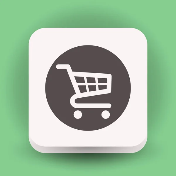 Pictograph shopping cart — Stock vektor