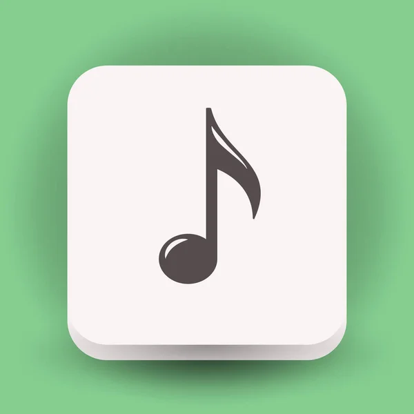 Music note icon — Stock Vector