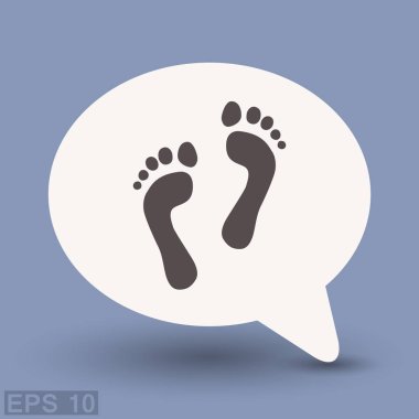 Ekibimizi ayak izleri kavramı simgesinin