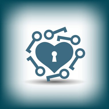 kalp tuşları simgesi