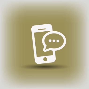 ileti veya smartphone cep telefonu ile sohbet