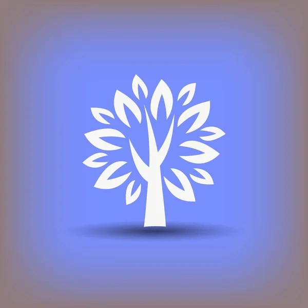 Árbol icono simple — Archivo Imágenes Vectoriales