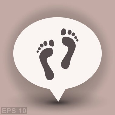 Ekibimizi ayak izleri kavramı simgesinin