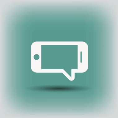 ileti veya smartphone cep telefonu ile sohbet