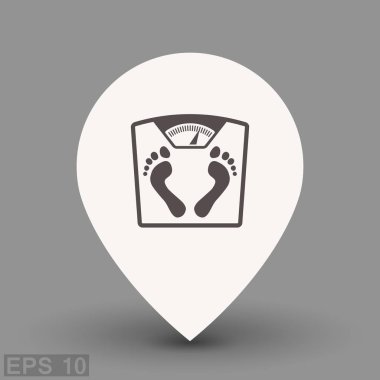 Banyo ölçekler simgesi