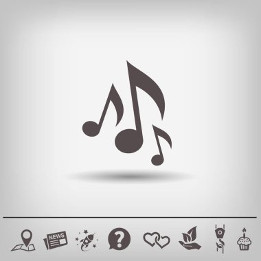 müzik notlar simgesi