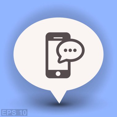 ileti veya smartphone cep telefonu ile sohbet