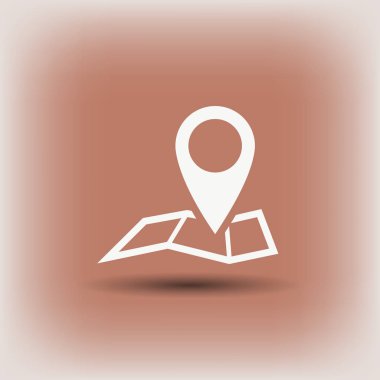 Harita simgesinde iğne