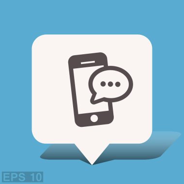 ileti veya smartphone cep telefonu ile sohbet