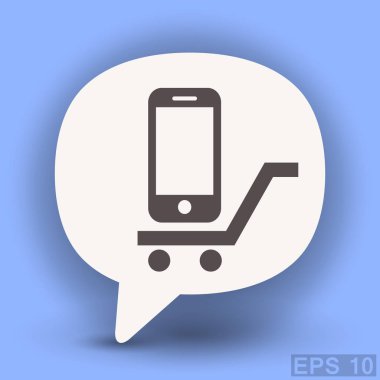 sepeti üstünde hareket eden telefon