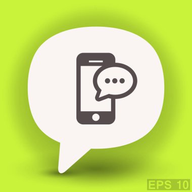 ileti veya smartphone cep telefonu ile sohbet