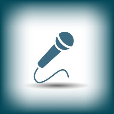 Mikrofon simgesinin piktografı