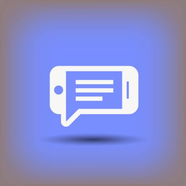 ileti veya smartphone cep telefonu ile sohbet