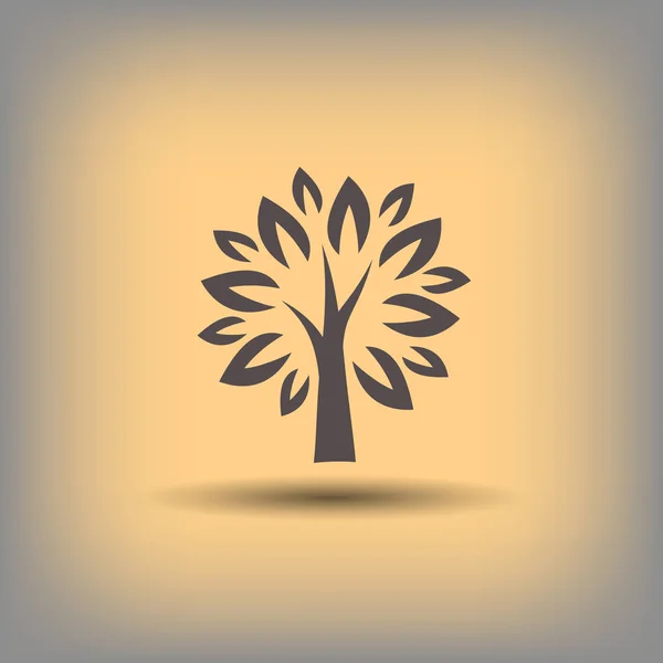 Árbol icono simple — Archivo Imágenes Vectoriales