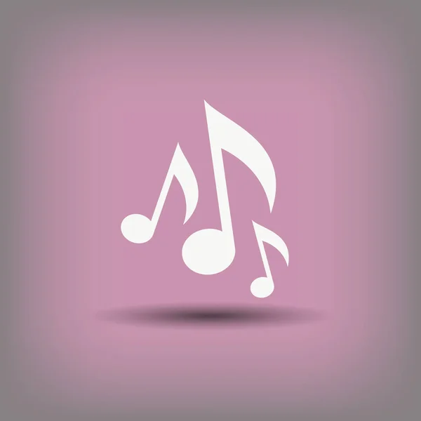 Music notes icon — Stock Vector