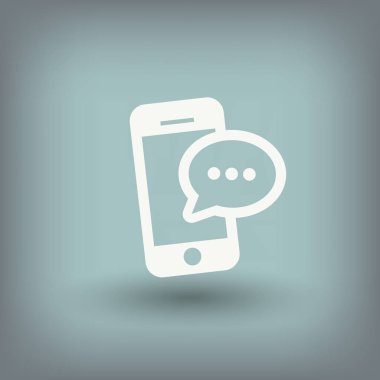 ileti veya smartphone cep telefonu ile sohbet