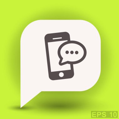 ileti veya smartphone cep telefonu ile sohbet