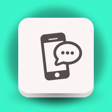 ileti veya smartphone cep telefonu ile sohbet