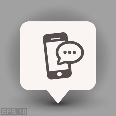 ileti veya smartphone cep telefonu ile sohbet