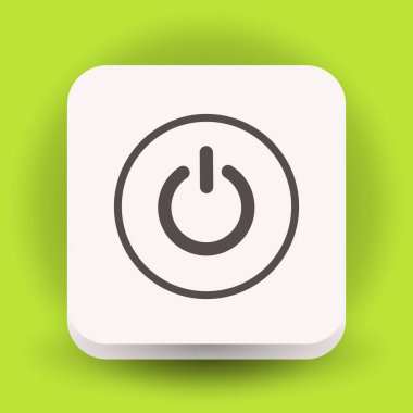 Güç düğmesinin resim