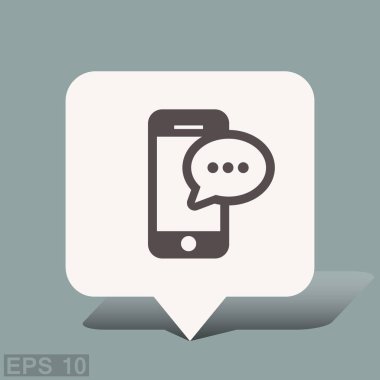 ileti veya smartphone cep telefonu ile sohbet