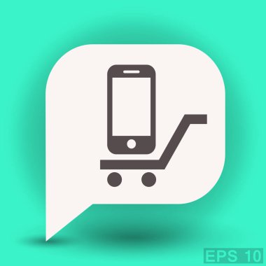 sepeti üstünde hareket eden telefon