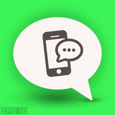 ileti veya smartphone cep telefonu ile sohbet