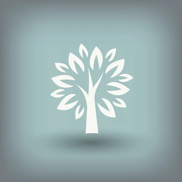 Árbol icono simple — Archivo Imágenes Vectoriales