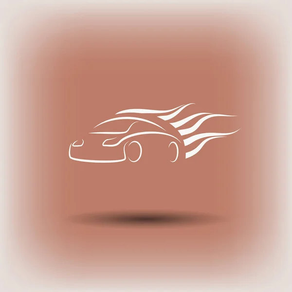 Piktogramm der Auto-Ikone — Stockvektor
