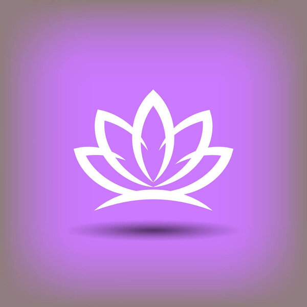 Пиктограф кнопки лотоса
