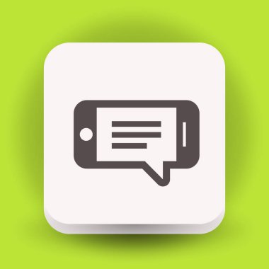 ileti veya smartphone cep telefonu ile sohbet