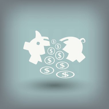 Domuz kumbarası simgesi