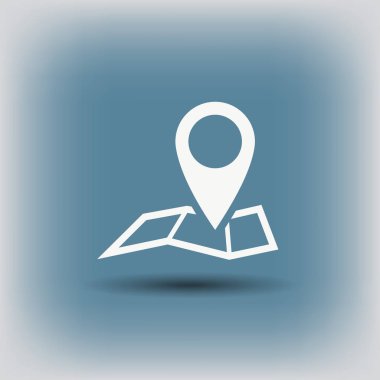 Harita simgesinde iğne