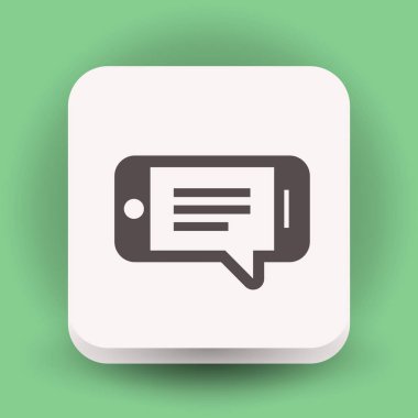 ileti veya smartphone cep telefonu ile sohbet