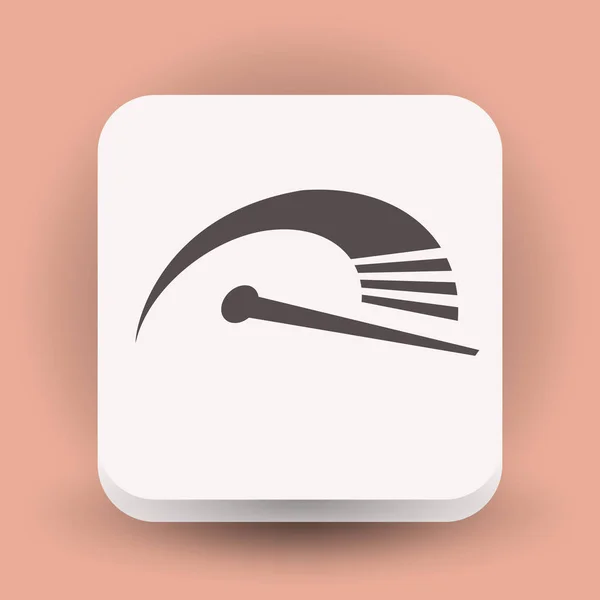 Ikona ikony rychloměru — Stockový vektor