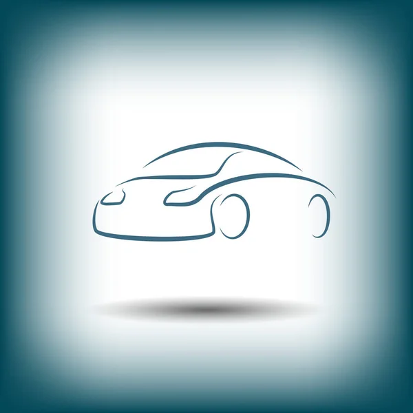 Pictograma do ícone do carro —  Vetores de Stock