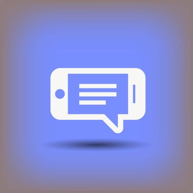 ileti veya smartphone cep telefonu ile sohbet